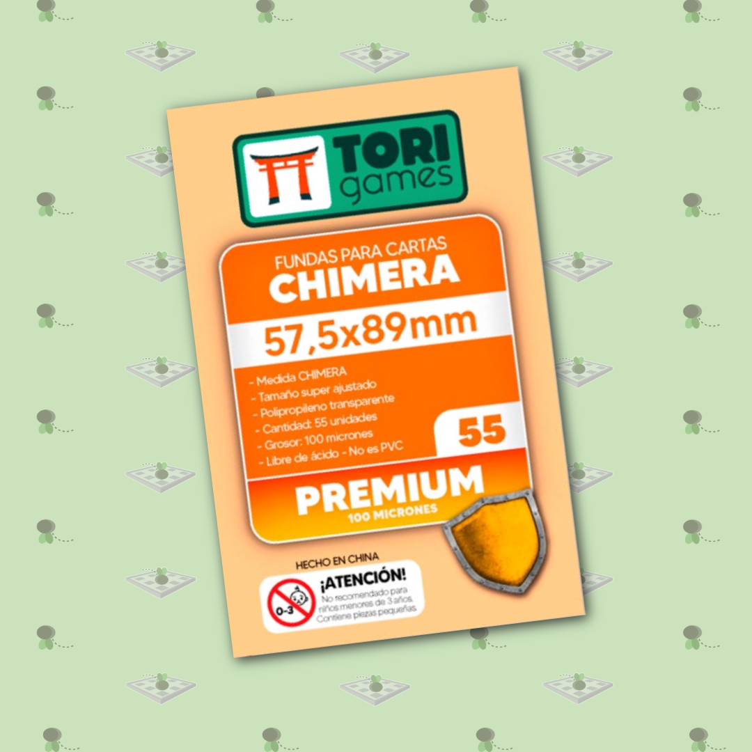 Fundas Tori CHIMERA Premium: 57,5x89mm – 55 unidades