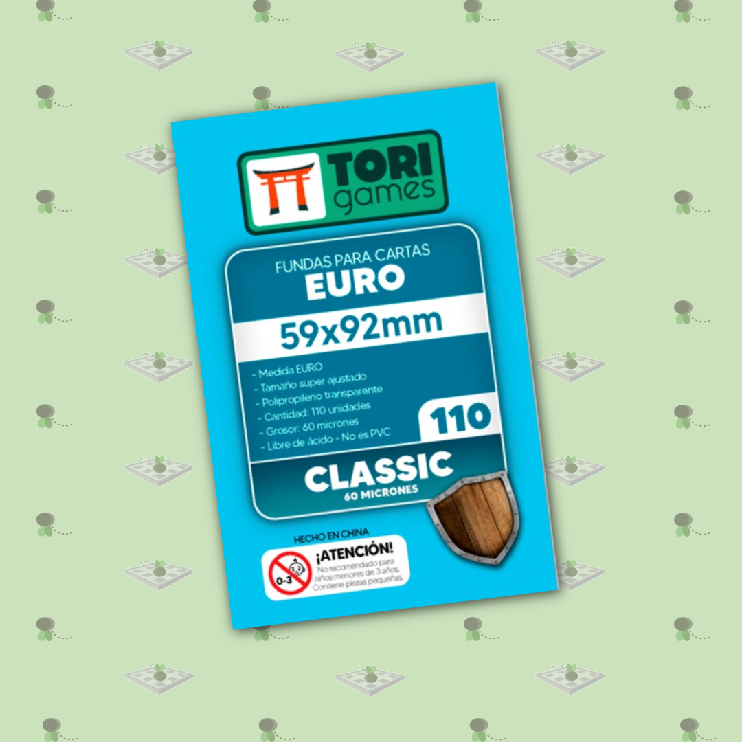 Fundas Tori EURO Classic: 59x92mm – 110 Unidades