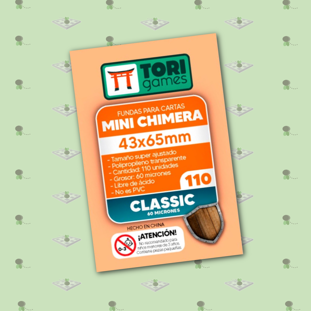 Fundas Tori MINI CHIMERA Classic: 43x65mm – 110 unidades