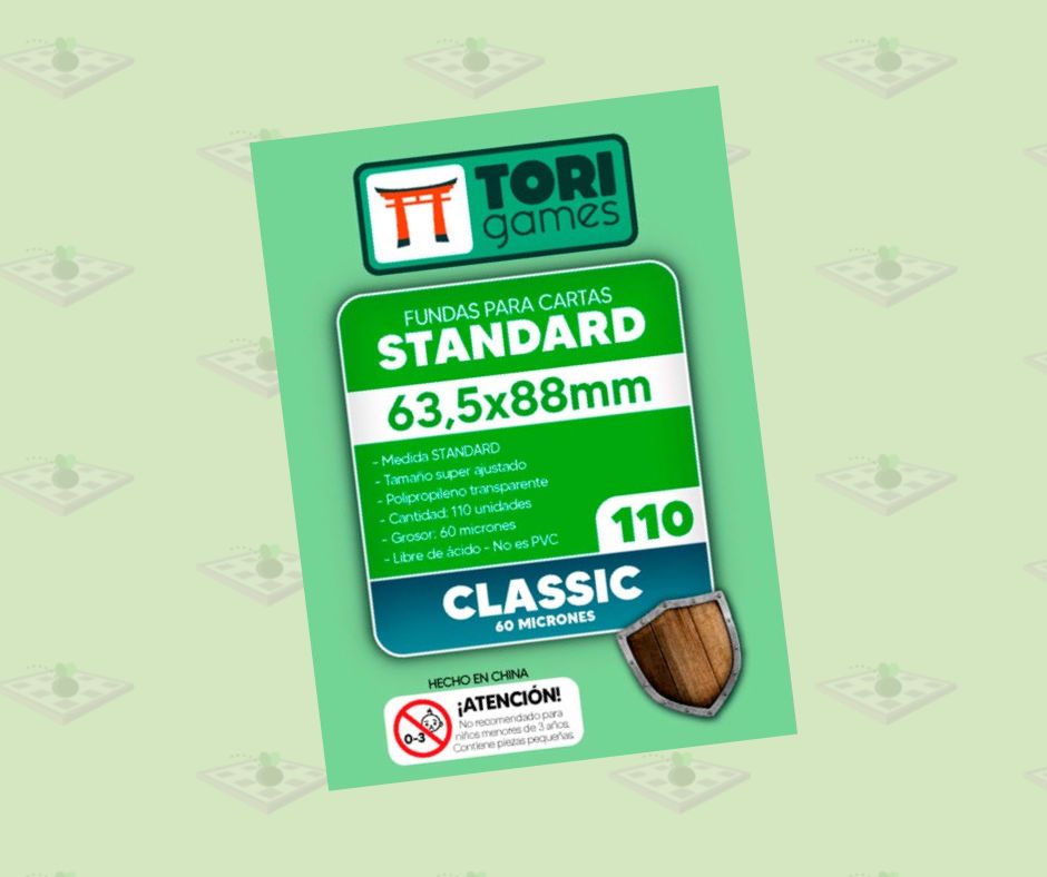 Fundas Tori STANDARD Classic: 63,5x88mm – 110 unidades