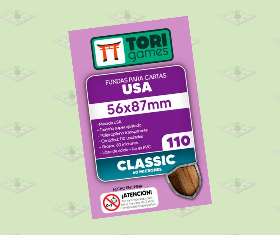 Fundas Tori USA Classic: 56x87mm – 110 Unidades