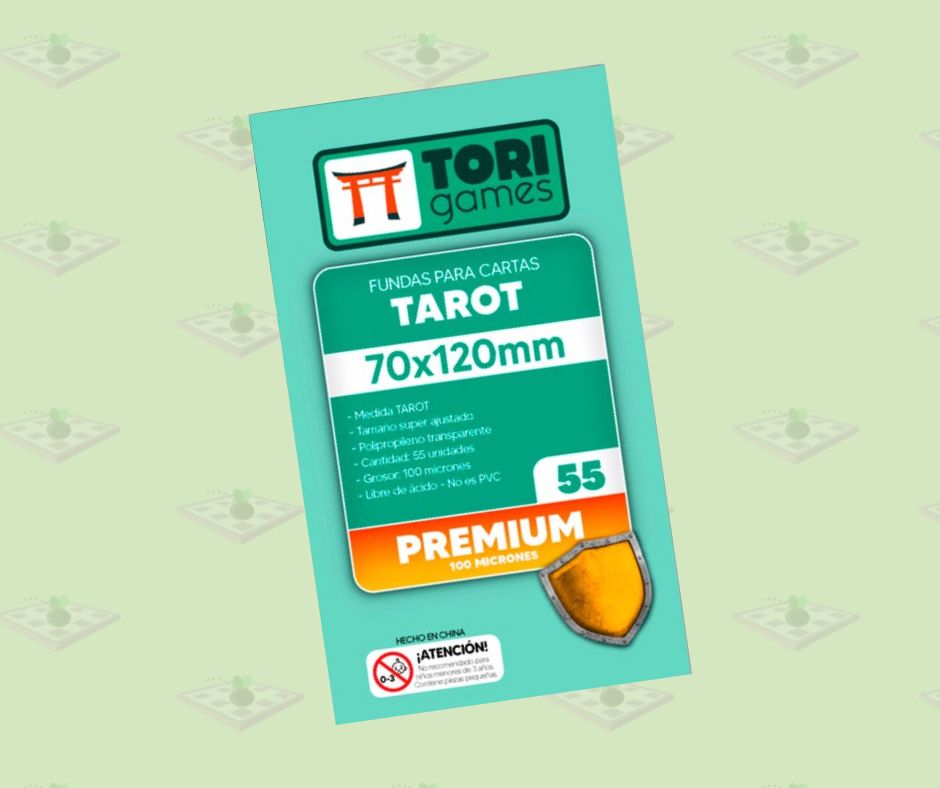 Fundas Tori TAROT Premium: 70x120mm – 55 unidades