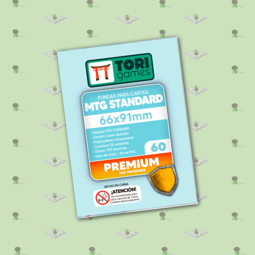 Fundas Tori MTG STANDARD PREMIUM: 66x91mm – 60 unidades