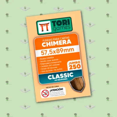 Fundas Tori CHIMERA Classic Jumbo: 57,5x89mm – 250 unidades