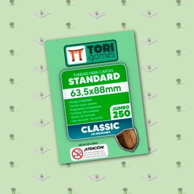 Fundas Tori STANDARD Classic Jumbo: 63,5x88mm – 250 unidades