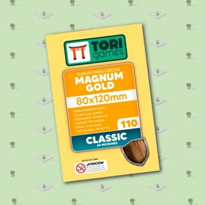 Fundas Tori MAGNUM GOLD Classic: 80x120mm – 110 unidades