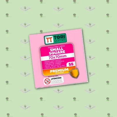 Fundas Tori SMALL SQUARE Premium: 70x70mm – 55 unidades