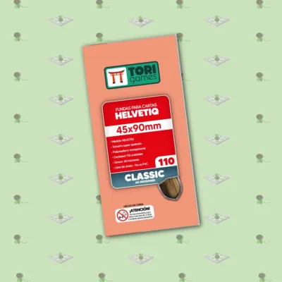 Fundas Tori HELVETIQ Classic: 45x90mm – 110 unidades